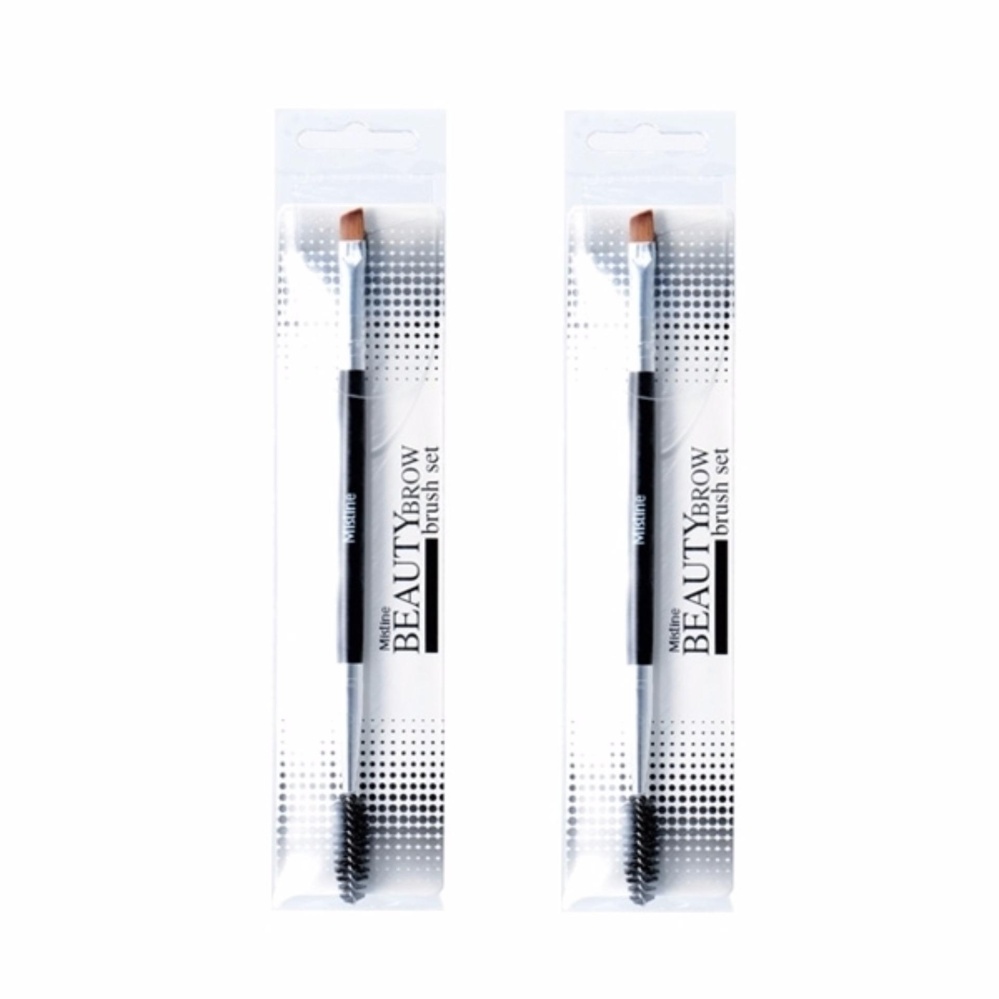 แปรงคิ้วสองหัว มิสทีน บิวตี้ บรัช เซ็ต (2 ชิ้น) / Mistine Beauty Brow Brush Set (2 pieces) แปรงคิ้วสองหัว มิสทีน บิวตี้ บรัช เซ็ต (2 ชิ้น) / Mistine Beauty Brow Brush Set (2 pieces)