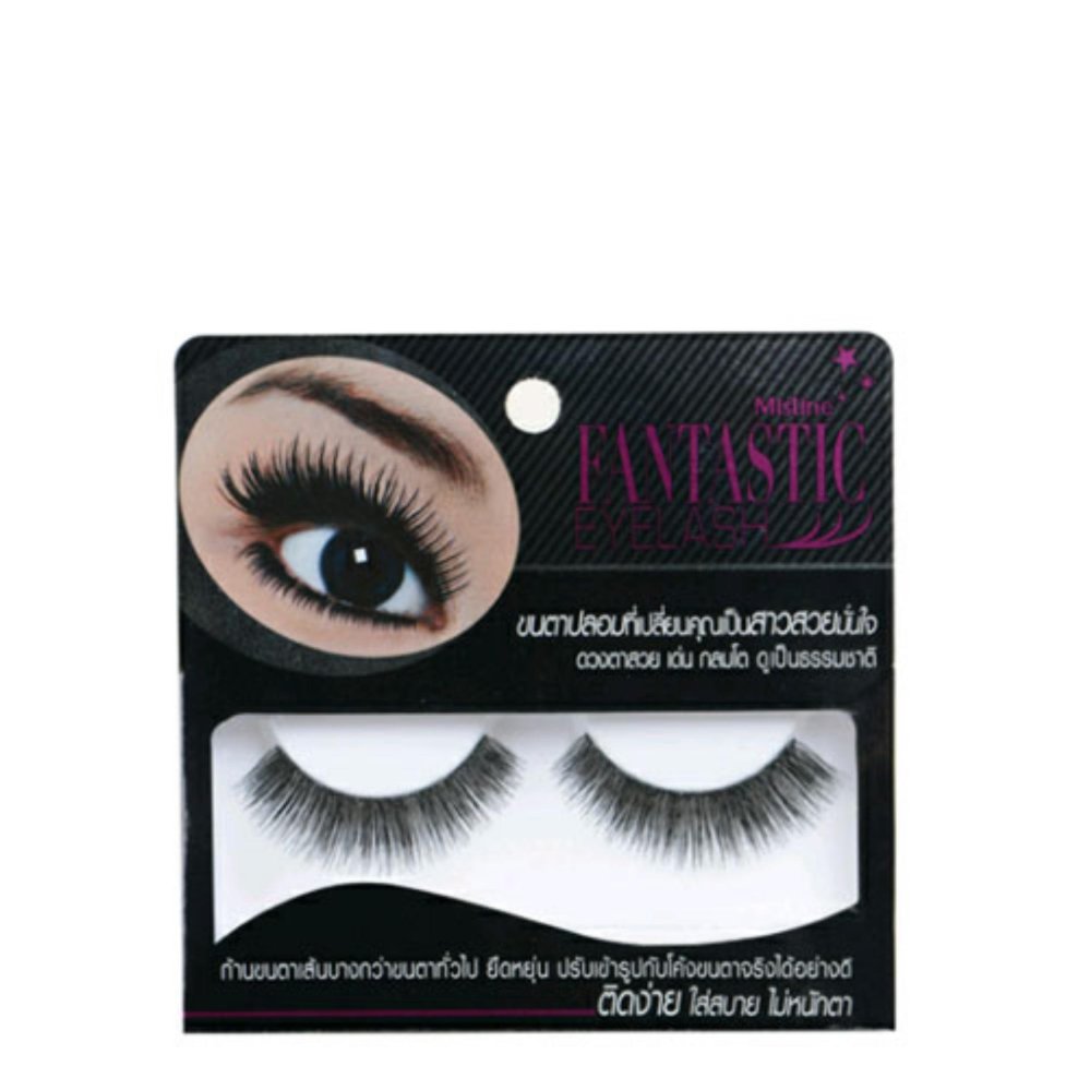 Mistine Fantastic Eyelash ขนตาปลอม #05 ดอลลี่ อายส์ ตากลมโต สไตล์เซเลบิตี้ 1 ชิ้น