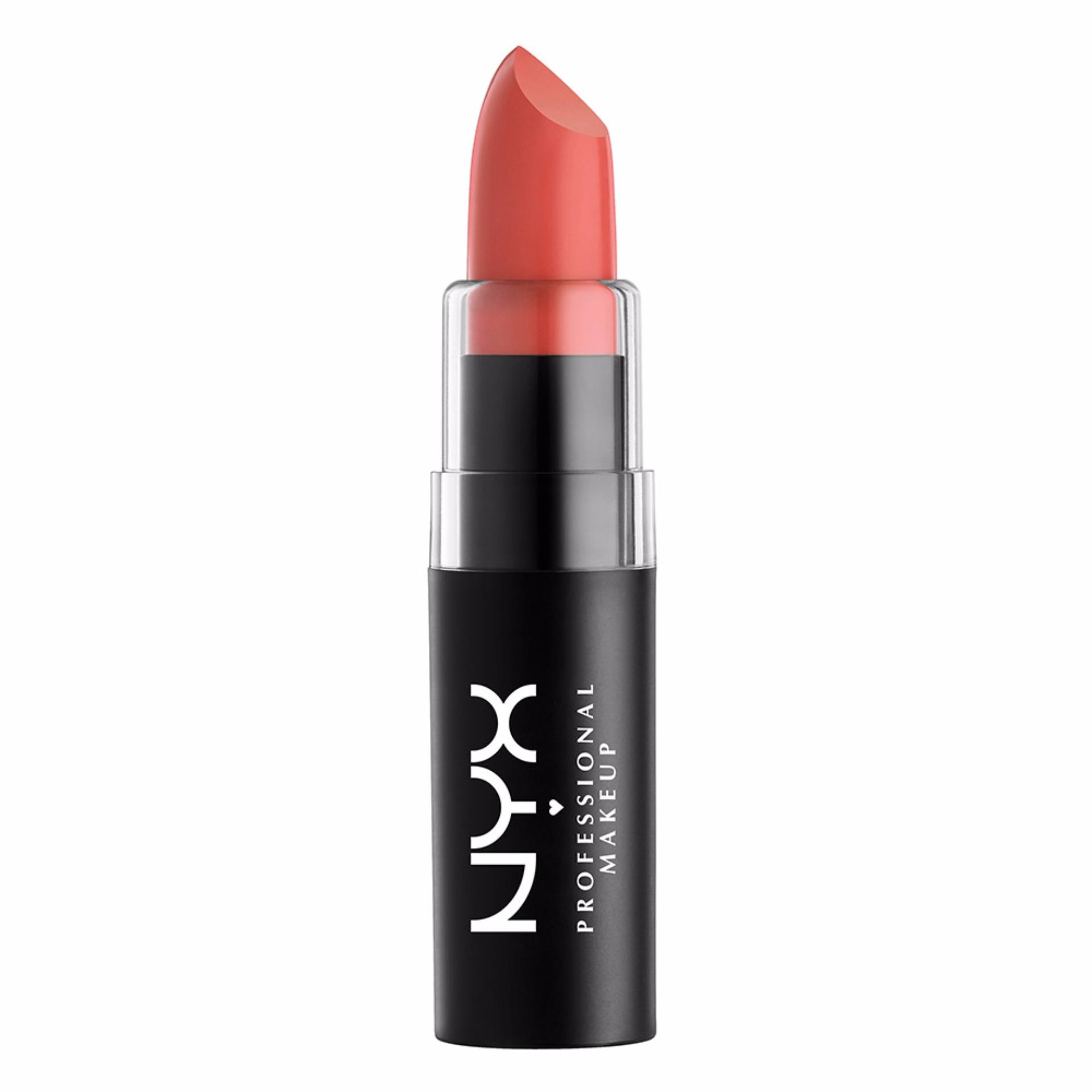 นิกซ์ โปรเฟสชั่นแนล เมคอัพ แมท ลิปสติก - MLS12 เซียร่า ลิปสติก ลิปแมท NYX Professional Makeup Matte Lipstick - MLS12 Sierra Lipstick Lip Matte