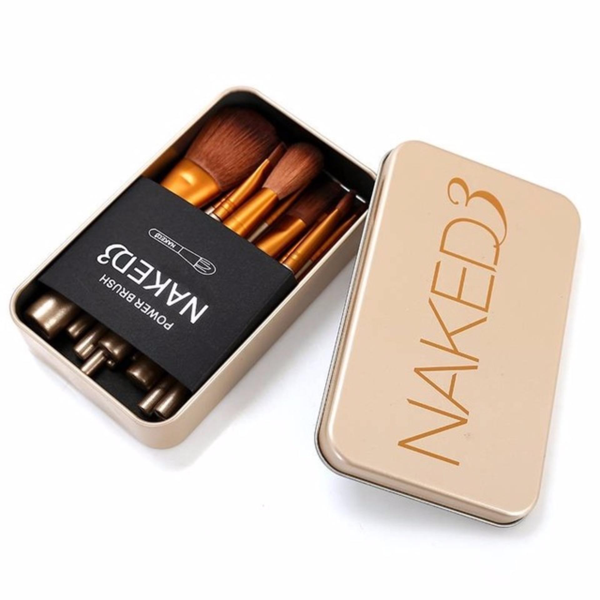 Naked3 แปรงแต่งหน้า 12ชิ้น Naked3 แปรงแต่งหน้า 12ชิ้น