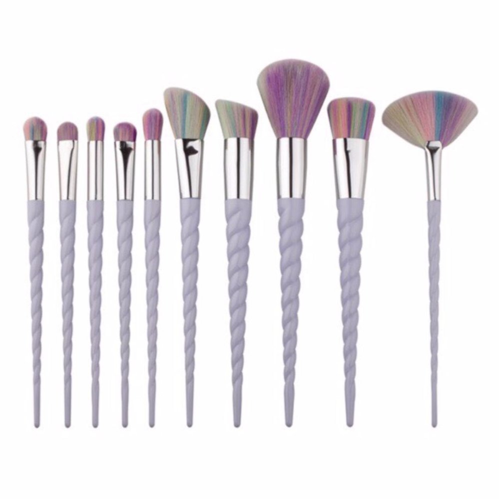 Namita แปรงแต่งหน้ายูนิคอร์น แปรงยูนิคอร์น Unicorn Brush Set Makeup Cosmetic Tool 10 ชิ้น
