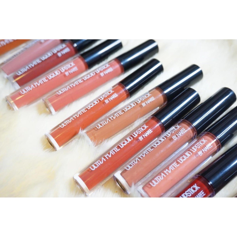 Naree Ultra Matte Liquid Lipstick No.918 Single Lady นารี อัลตร้า แมท ลิควิด ลิปสติก 6 มล. Naree Ultra Matte Liquid Lipstick No.918 Single Lady นารี อัลตร้า แมท ลิควิด ลิปสติก 6 มล.