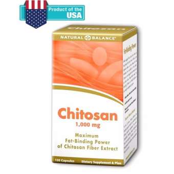 NATURAL BALANCE Chitosan x 120 เม็ด ไคโตซาน บล็อคไขมัน ดักจับไขมัน NATURAL BALANCE Chitosan x 120 เม็ด ไคโตซาน บล็อคไขมัน ดักจับไขมัน