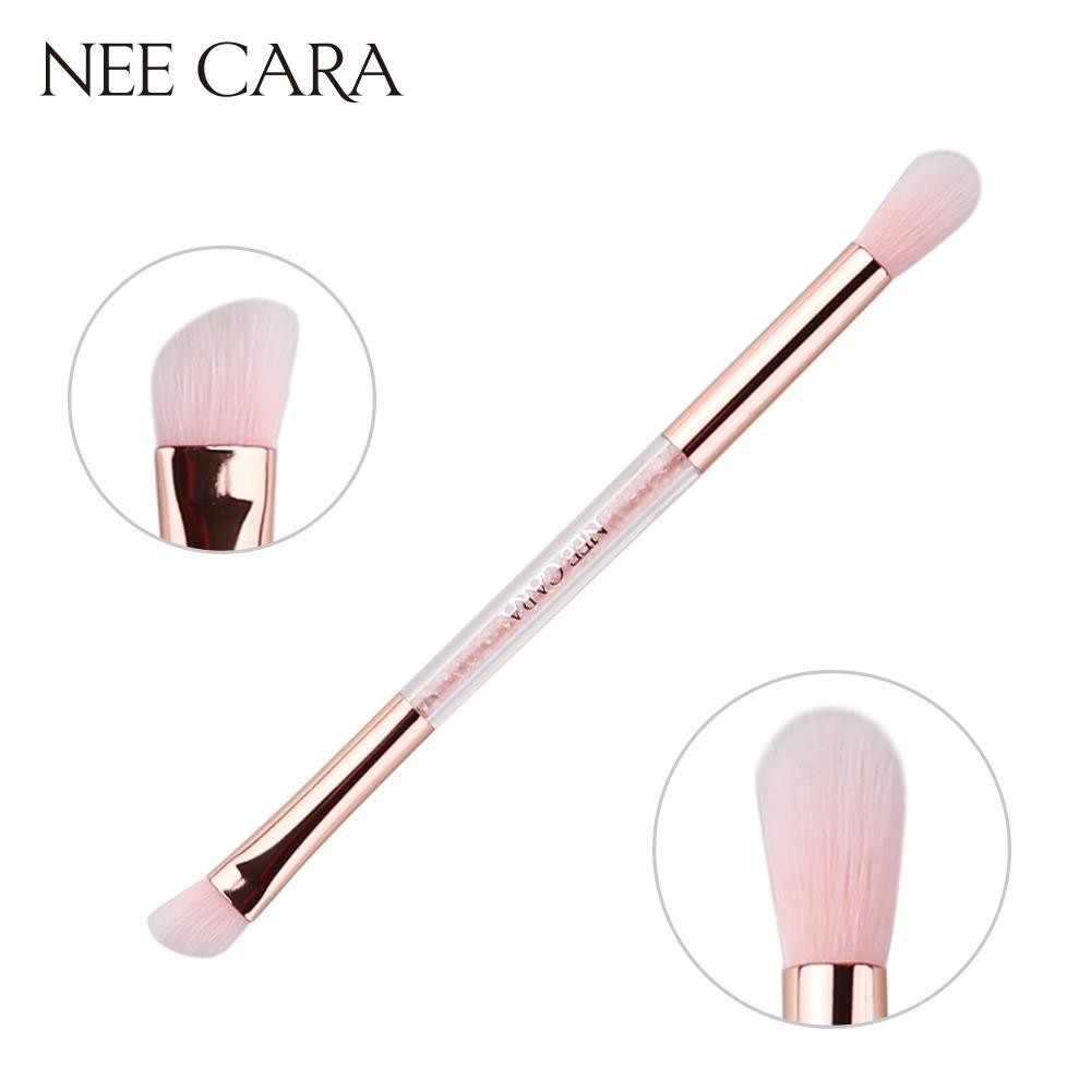 NEECARA แปรงแต่งหน้า 2หัว BLENDING & ANGLED EYESHADOW BRUSH (N603) NEECARA แปรงแต่งหน้า 2หัว BLENDING & ANGLED EYESHADOW BRUSH (N603)