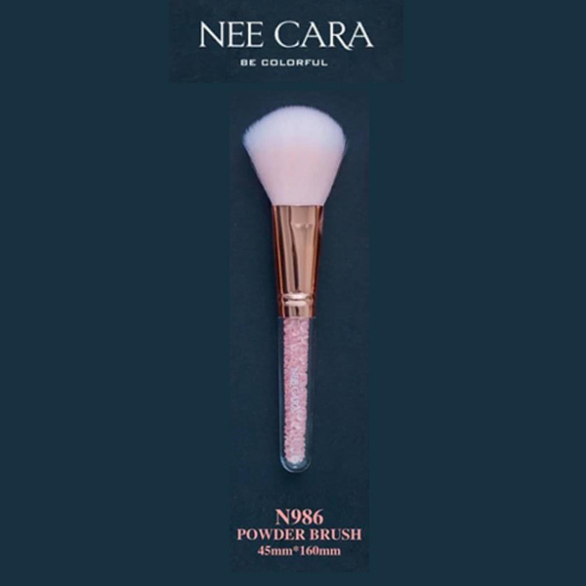 Nee Cara แปรงแต่งหน้าด้ามคริสตัล ปัดแป้งพัฟ แป้งฝุ่น Powder Brush (N986) Nee Cara แปรงแต่งหน้าด้ามคริสตัล ปัดแป้งพัฟ แป้งฝุ่น Powder Brush (N986)