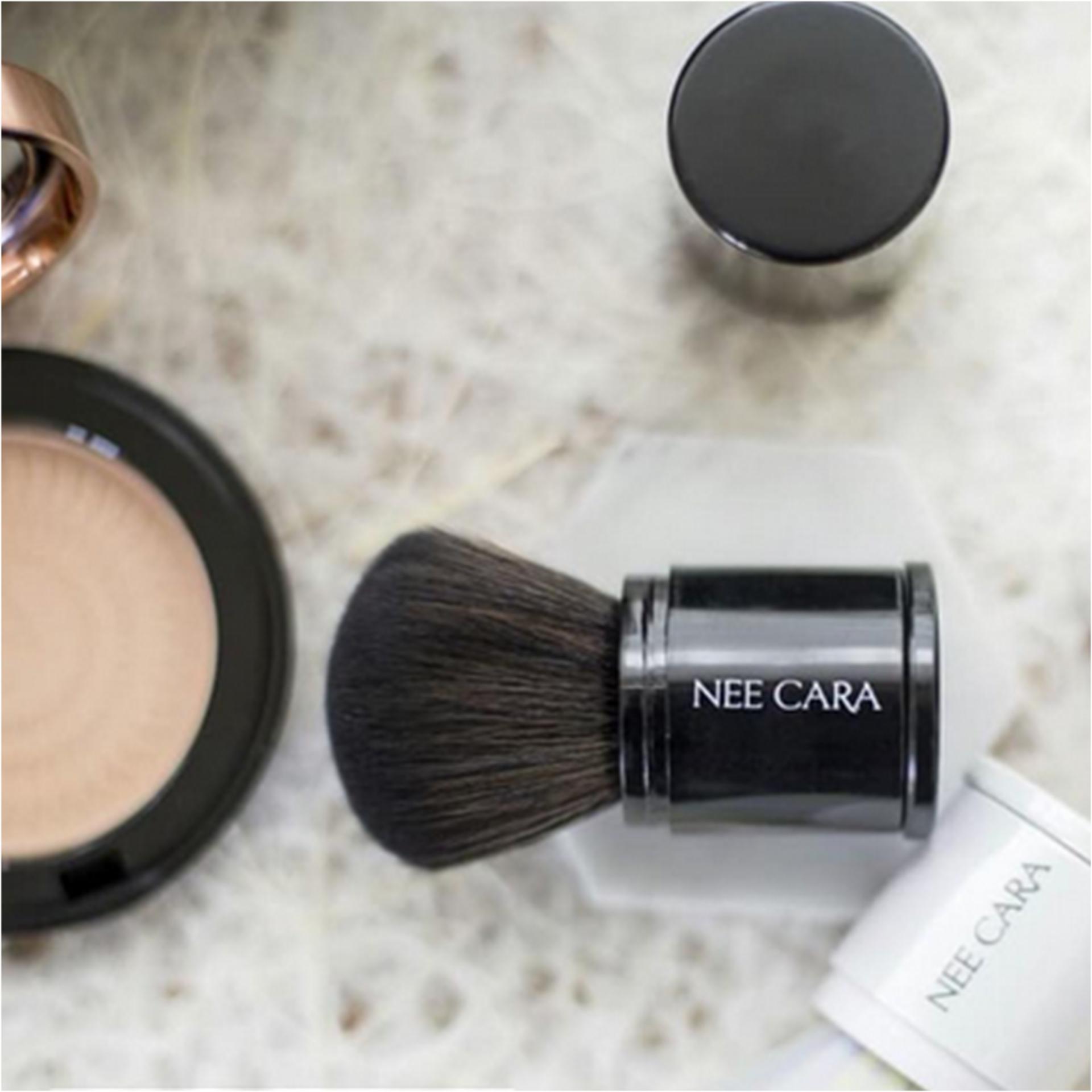 Nee cara Professional Makeup Powder Brush N806 แปรงคาบูกิขนนุ่มปัดแป้ง (Black) Nee cara Professional Makeup Powder Brush N806 แปรงคาบูกิขนนุ่มปัดแป้ง (Black)