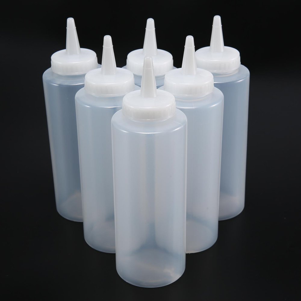 NiceEshop 6 แพ็คพลาสติก Squirt เครื่องปรุงอาหารขวดบีบกับ Twist บน CAP ฝา 12 ออนซ์, TOP Dispensers สำหรับร้านอาหารโฮมเมด, มัสตาร์ด, Mayo, น้ำสลัด, น้ำมันมะกอก, BBQ ซอส BPA ฟรี - INTL NiceEshop 6 แพ็คพลาสติก Squirt เครื่องปรุงอาหารขวดบีบกับ Twist บน CAP ฝา 12 ออนซ์, TOP Dispensers สำหรับร้านอาหารโฮมเมด, มัสตาร์ด, Mayo, น้ำสลัด, น้ำมันมะกอก, BBQ ซอส BPA ฟรี - INTL