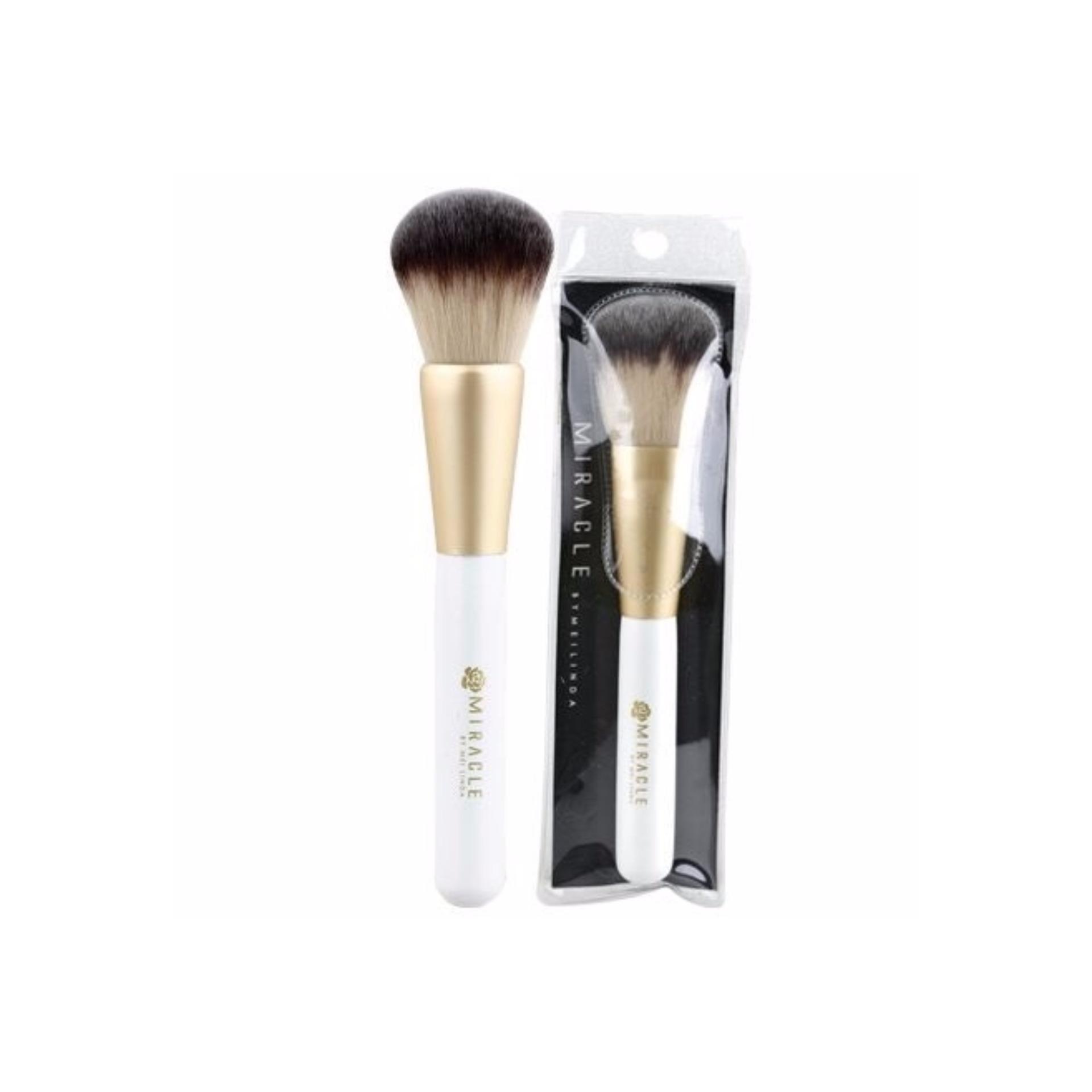 No.01 (แปรงแต่งหน้าด้ามขาว) MD4117-01 MeiLinDa - Miracle Full Coverage Face Brush แปรงปัดแป้งฝุ่นด้ามโตๆ No.01 (แปรงแต่งหน้าด้ามขาว) MD4117-01 MeiLinDa - Miracle Full Coverage Face Brush แปรงปัดแป้งฝุ่นด้ามโตๆ