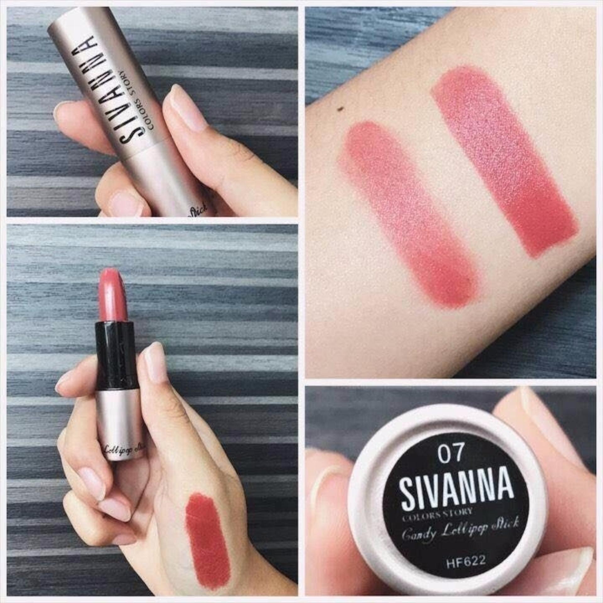 #No.07(Svnคิสมี) SIVANNA COLORS MATTE STAY LIPSTICK KISS ME ปริมาณ 4 กรัม #No.07(Svnคิสมี) SIVANNA COLORS MATTE STAY LIPSTICK KISS ME ปริมาณ 4 กรัม