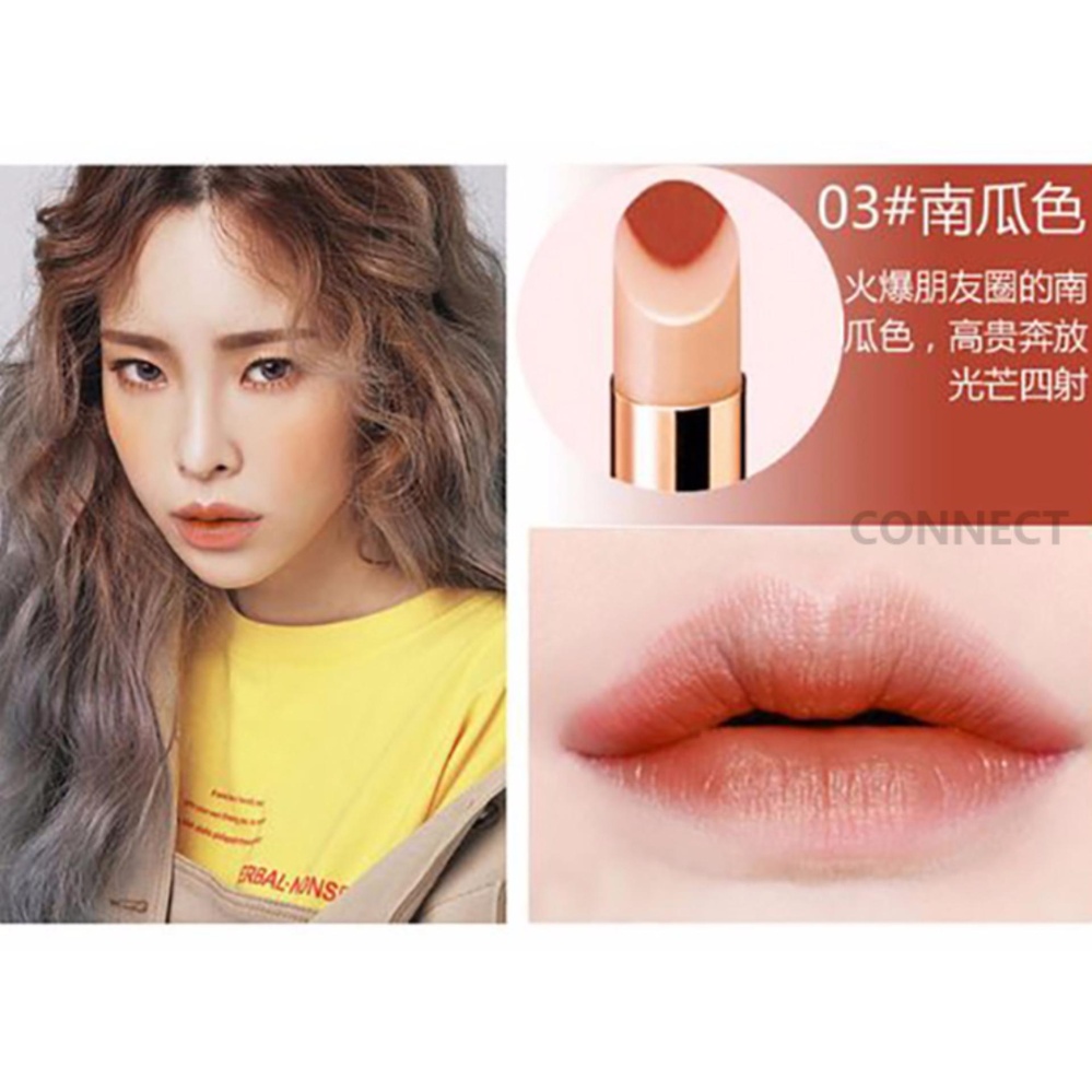 Novo Double Color Hydra lip (ตัวใหม่ 2017) โนโว ลิปสติกสีทูโทน ผสมมอยส์เจอร์ ผิวปากเนียนนุ่ม สีหวาน รหัส 5154 สี 03 Novo Double Color Hydra lip (ตัวใหม่ 2017) โนโว ลิปสติกสีทูโทน ผสมมอยส์เจอร์ ผิวปากเนียนนุ่ม สีหวาน รหัส 5154 สี 03