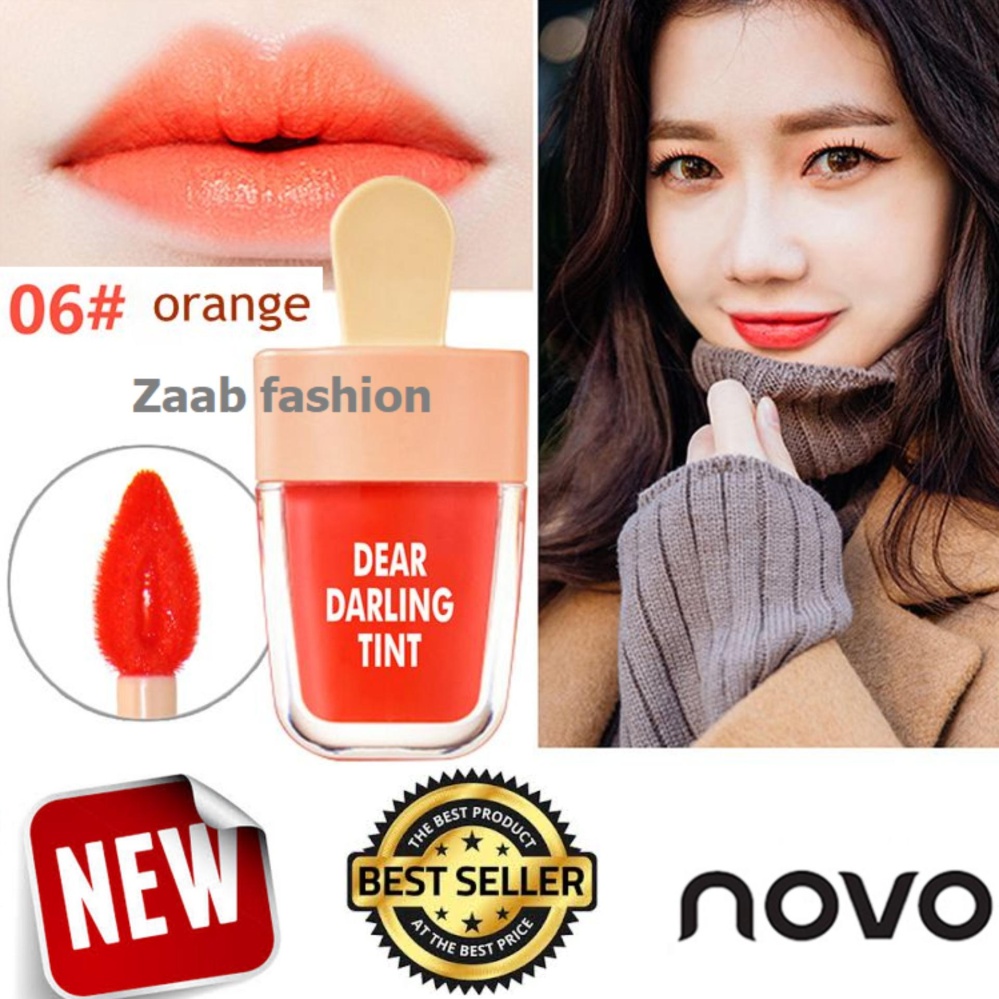 novo Lip Tint ของแท้ 100% (Zaab Fashion) DEAR DARING TINT โนโว ลิปไอติม ทินท์ไอติม โทนสีสวยแซ่บ มีมอยเจอไรเซอร์ บำรุงริมฝีปาก ทาง่าย กันน้ำ ติดทนนาน สีสวยสดใส novo Lip Tint ของแท้ 100% (Zaab Fashion) DEAR DARING TINT โนโว ลิปไอติม ทินท์ไอติม โทนสีสวยแซ่บ มีมอยเจอไรเซอร์ บำรุงริมฝีปาก ทาง่าย กันน้ำ ติดทนนาน สีสวยสดใส