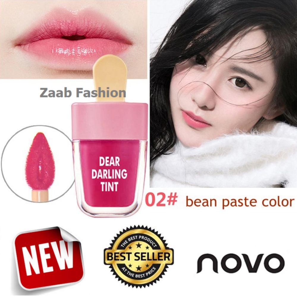 novo Lip Tint ของแท้ 100% (Zaab Fashion) DEAR DARING TINT โนโว ลิปไอติม ทินท์ไอติม โทนสีสวยแซ่บ มีมอยเจอไรเซอร์ บำรุงริมฝีปาก ทาง่าย กันน้ำ ติดทนนาน สีสวยสดใส novo Lip Tint ของแท้ 100% (Zaab Fashion) DEAR DARING TINT โนโว ลิปไอติม ทินท์ไอติม โทนสีสวยแซ่บ มีมอยเจอไรเซอร์ บำรุงริมฝีปาก ทาง่าย กันน้ำ ติดทนนาน สีสวยสดใส