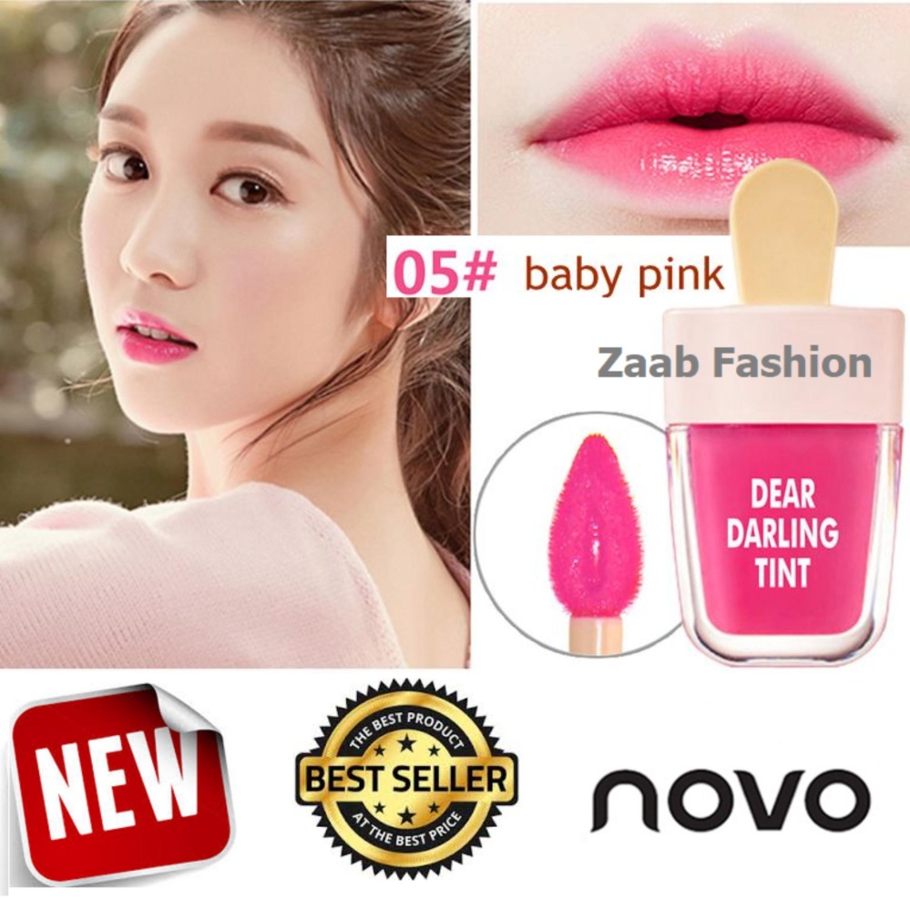 novo Lip Tint ของแท้ 100% (Zaab Fashion) DEAR DARING TINT โนโว ลิปไอติม ทินท์ไอติม โทนสีสวยแซ่บ มีมอยเจอไรเซอร์ บำรุงริมฝีปาก ทาง่าย กันน้ำ ติดทนนาน สีสวยสดใส novo Lip Tint ของแท้ 100% (Zaab Fashion) DEAR DARING TINT โนโว ลิปไอติม ทินท์ไอติม โทนสีสวยแซ่บ มีมอยเจอไรเซอร์ บำรุงริมฝีปาก ทาง่าย กันน้ำ ติดทนนาน สีสวยสดใส