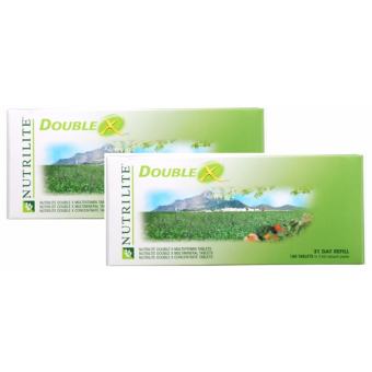 NUTRILITE DOUBLE X Multivitamin/Multimineral/Concentrate (31-day supply) นิวทริไลท์ ดับเบิ้ล เอ็กซ์ แบบเติม 2 กล่อง แพ็คคู่ราคาพิเศษ (แบบไม่มีกล่อง)(สินค้านำเข้าจากมาเลย์)
