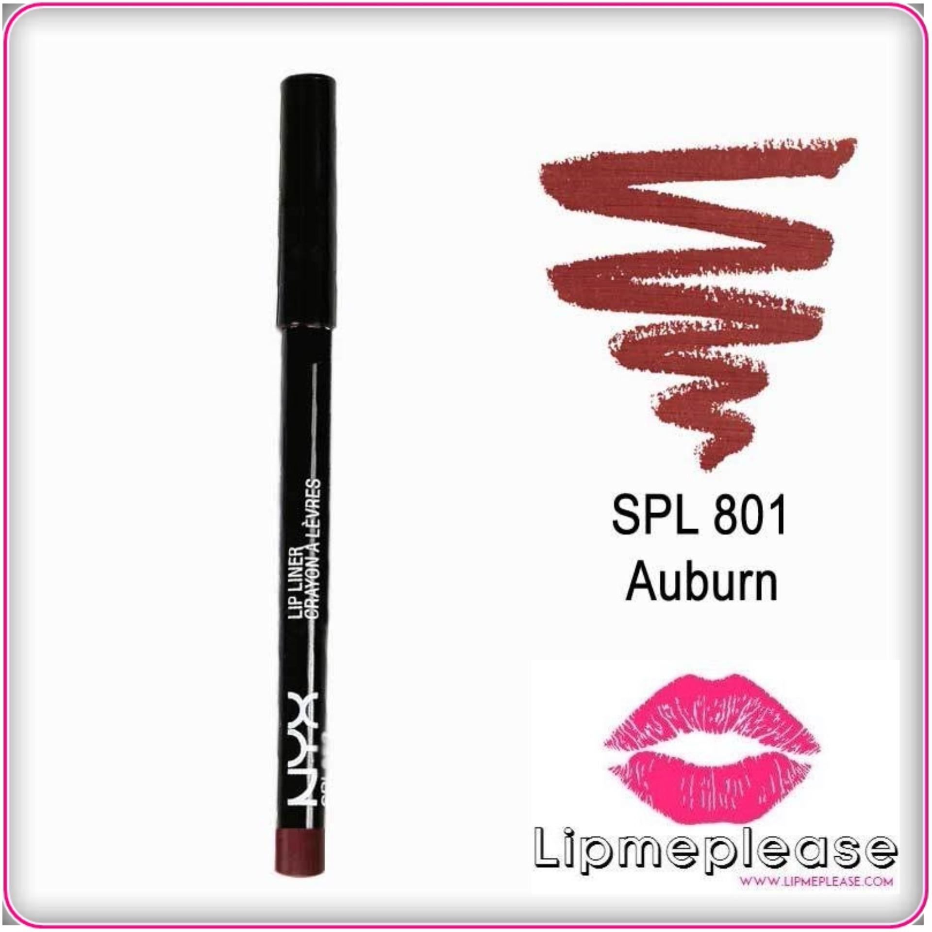 NYX Slim Lip Pencil ดินสอเขียนขอบปาก - SPL801 Auburn NYX Slim Lip Pencil ดินสอเขียนขอบปาก - SPL801 Auburn