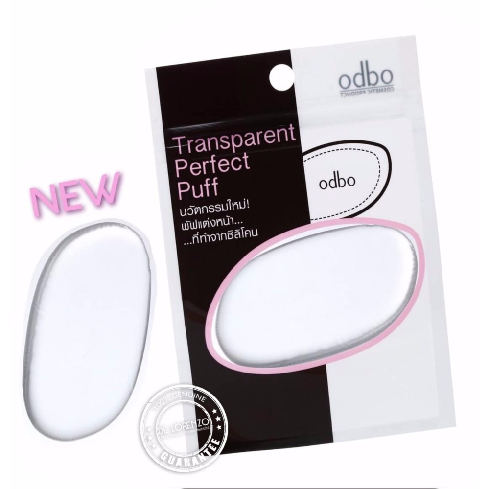 Odbo โอดีบีโอ พัฟซิลิโคน ฟองน้ำซิลิโคน แต่งหน้า พัฟแต่งหน้าซิลิโคนใส Transparent Perfect Puff Odbo โอดีบีโอ พัฟซิลิโคน ฟองน้ำซิลิโคน แต่งหน้า พัฟแต่งหน้าซิลิโคนใส Transparent Perfect Puff