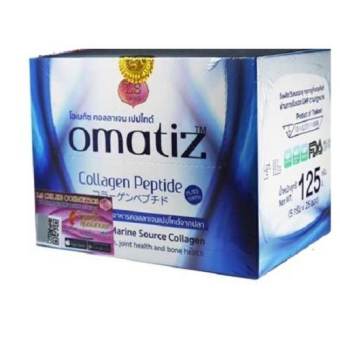 Omatiz Collagen โอเมทิซ คอลลาเจน เปปไทด์จากปลา เพื่อผิวสวย บรรจุ 25 ซอง (1 กล่อง)