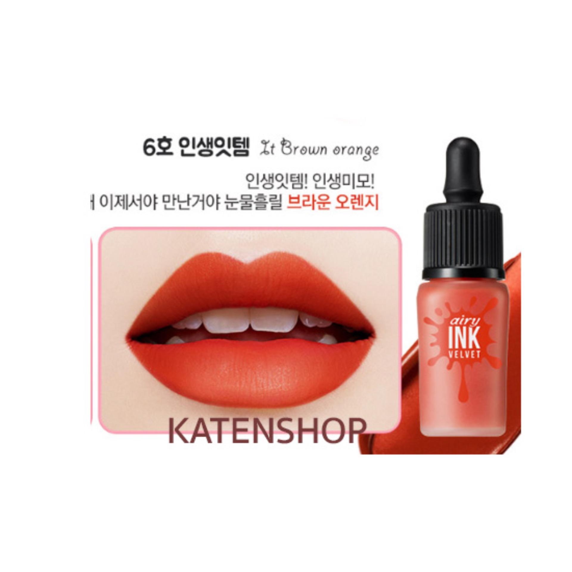 Peripera Airy Ink Velvet 8g. 06 It Brown Orange