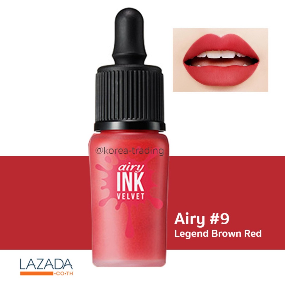 Peripera ทิ้นรุ่น Airy Velvet 8g. #3 Sold out Red ทิ้นเนื้อแมทอันดับ1 Peripera ทิ้นรุ่น Airy Velvet 8g. #3 Sold out Red ทิ้นเนื้อแมทอันดับ1