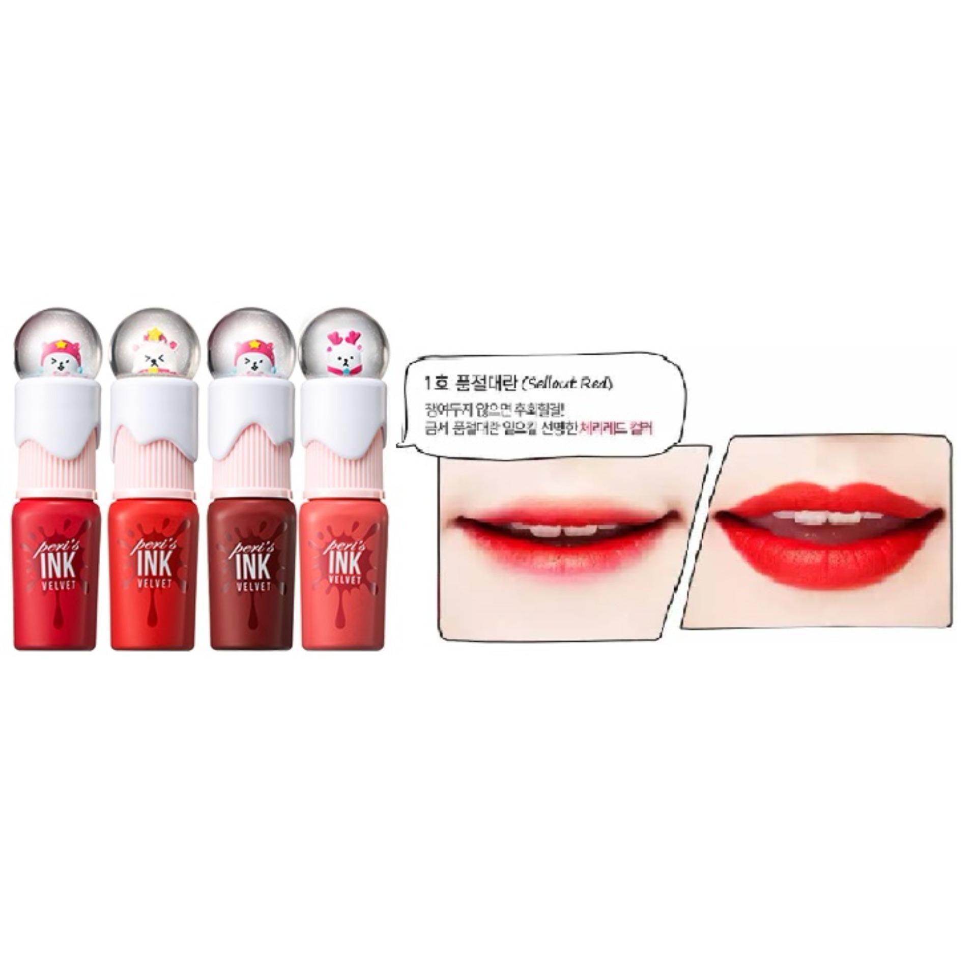 Peripera Pearly night ink velvet (Limited Edition 2017) **คละSnowball** ลิปเนื้อแมตครีมกำมะหยี่ สีสดใส แน่น มาในแพ็คเกจใหม่หัวสโนว์บอลวาววับ คิ้วท์ๆ Peripera Pearly night ink velvet (Limited Edition 2017) **คละSnowball** ลิปเนื้อแมตครีมกำมะหยี่ สีสดใส แน่น มาในแพ็คเกจใหม่หัวสโนว์บอลวาววับ คิ้วท์ๆ
