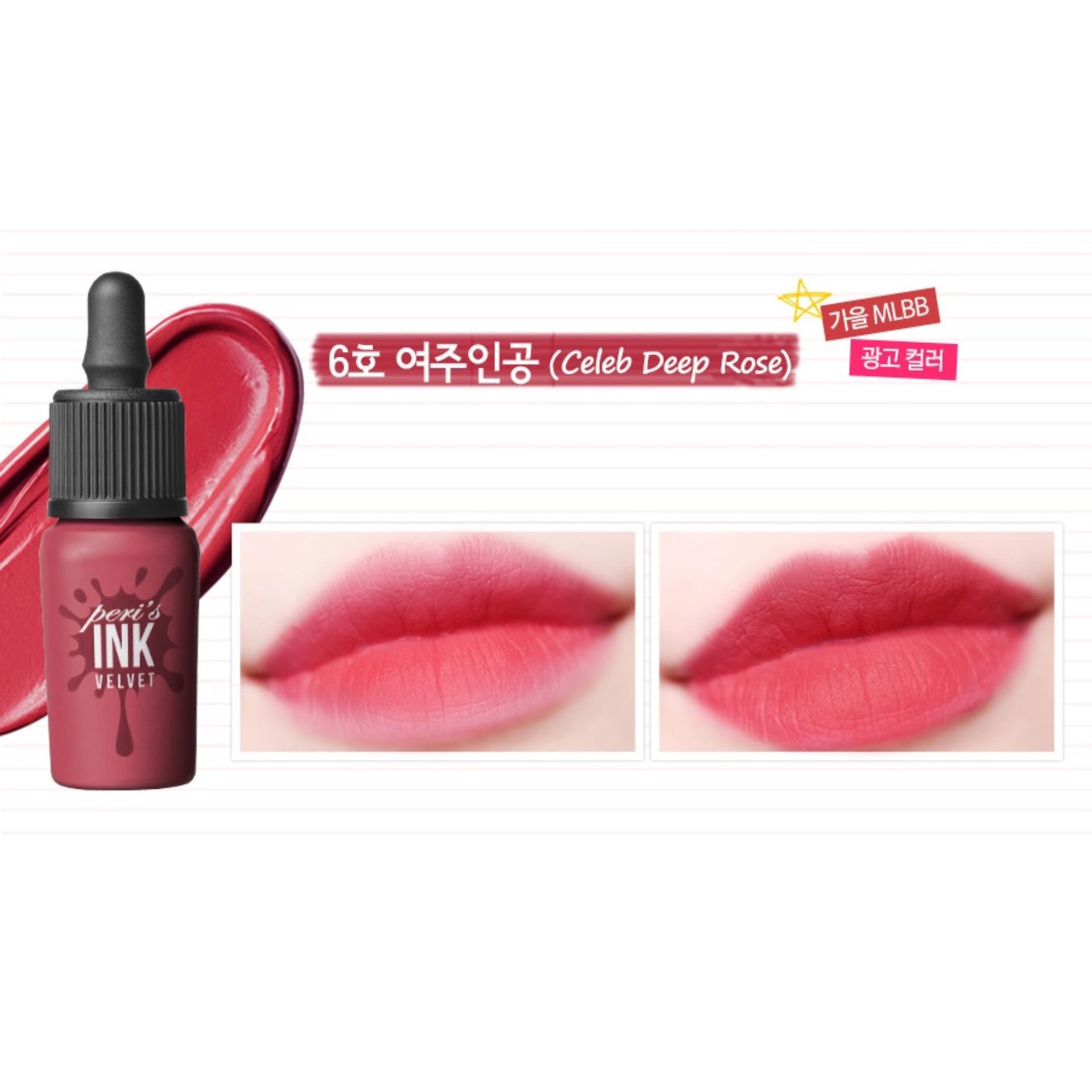 Peripera Peri's Ink Velvet #6 Celeb Deep Rose Peripera Peri's Ink Velvet #6 Celeb Deep Rose