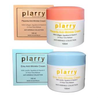 ครีมรกแกะ พลารี่ Plarry Placenta 100ml. + ครีมอีมู พลารี่ Plarry Emu 100ml.