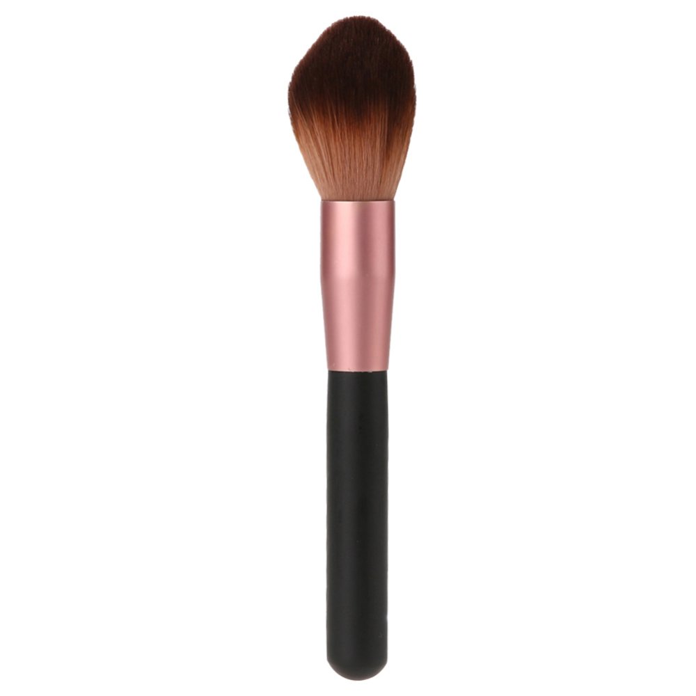 ผงรองพื้นแปรง Contour บรอนเซอร์เครื่องสำอางค์แต่งหน้า (สีขาว + น้ำตาล)- สนามบินนานาชาติ