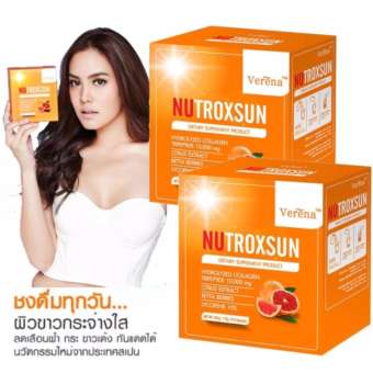 (Pro 2กล่อง) Verena NutroxSunนวัตกรรมใหม่ การดูแลปกป้องผิวจากแสงแดด10ซอง (Pro 2กล่อง) Verena NutroxSunนวัตกรรมใหม่ การดูแลปกป้องผิวจากแสงแดด10ซอง
