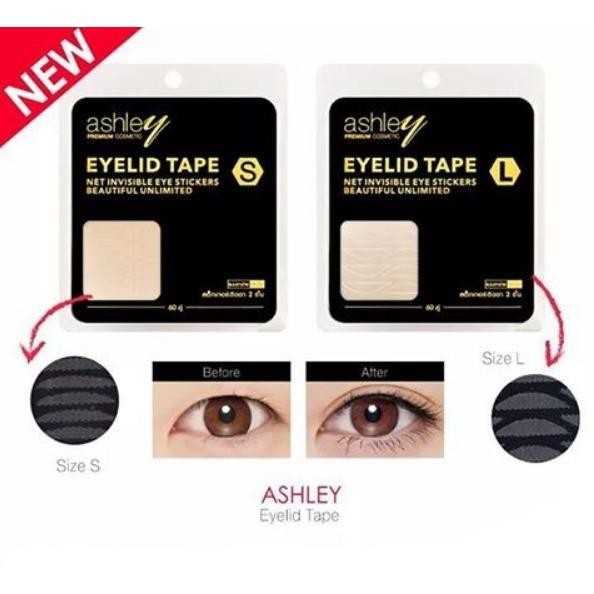 L Ashley Eyelid Tape Net Invisible Eye Stickers Beautyful Unlimited สติ๊กเกอร์ติดตาสองชั้น รุ่นตาข่ายสีเนื้อ A-338
