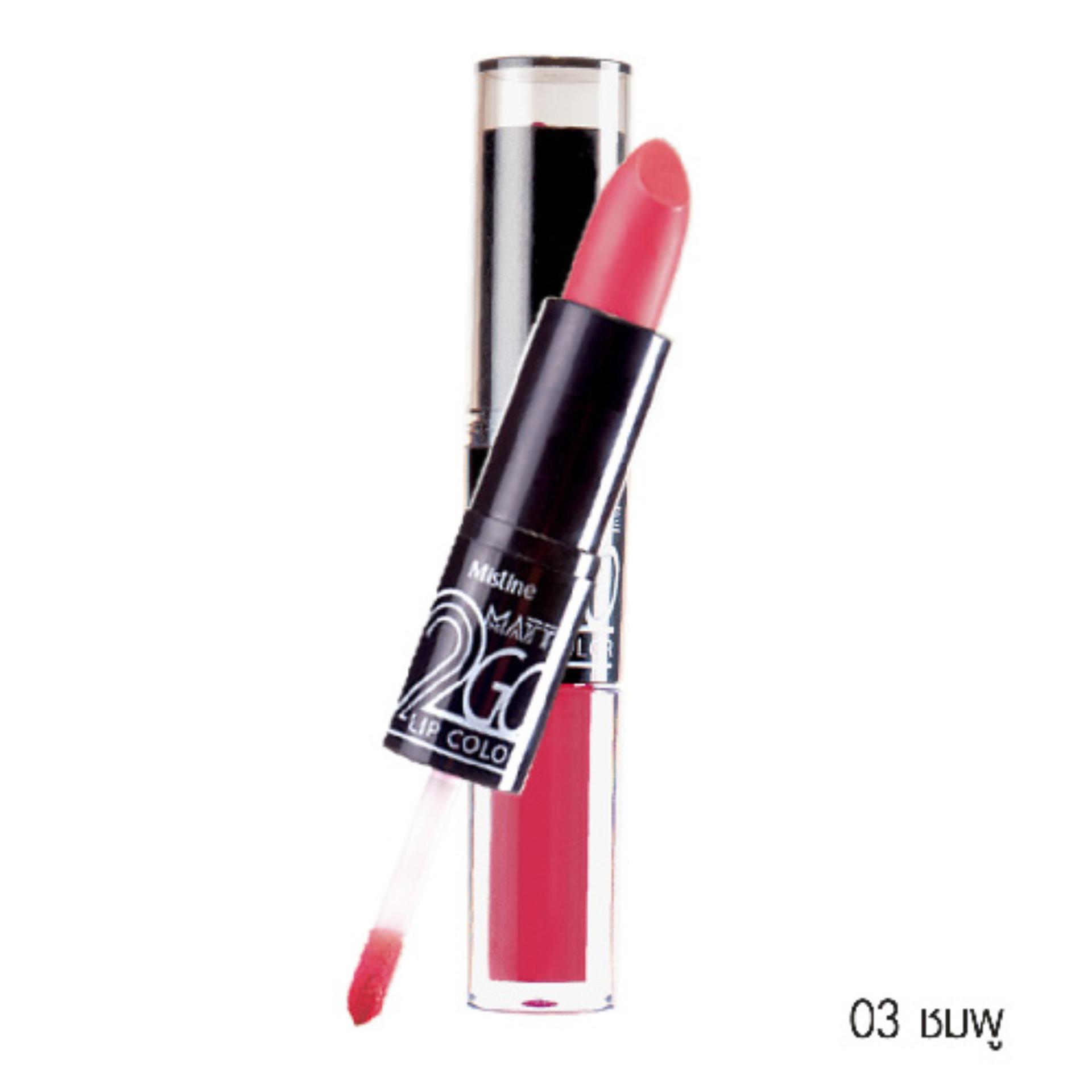 มิสทิน แมทท์ ทู โก ลิป คัลเลอร์ สีชมพู MATTE 2 GO LIP COLOR 9 G NO.03