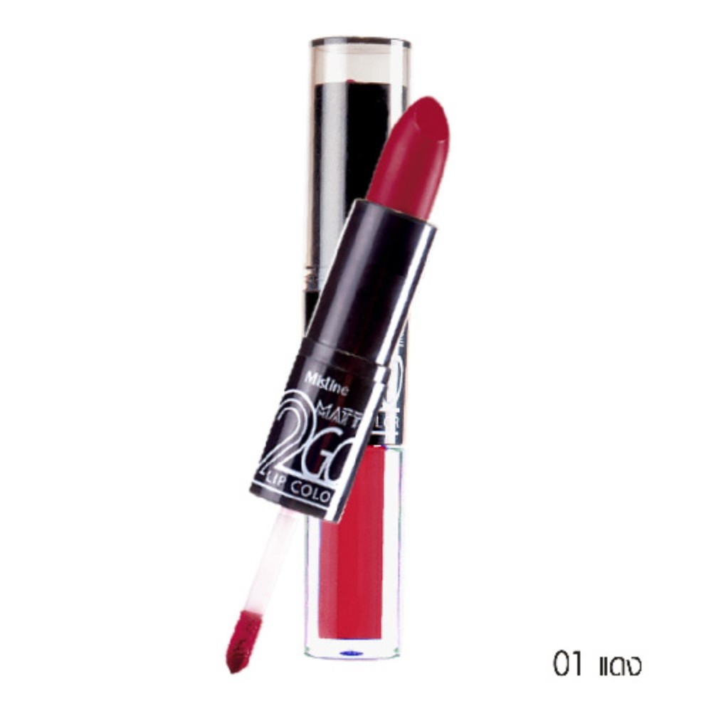 มิสทิน แมทท์ ทู โก ลิป คัลเลอร์ สีแดง MATTE 2 GO LIP COLOR 9 G NO.01 มิสทิน แมทท์ ทู โก ลิป คัลเลอร์ สีแดง MATTE 2 GO LIP COLOR 9 G NO.01