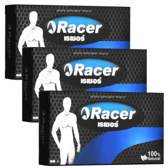 Racer เรเซอร์ อาหารเสริมผู้ชาย (30 แคปซูล x 3 กล่อง) Racer เรเซอร์ อาหารเสริมผู้ชาย (30 แคปซูล x 3 กล่อง)