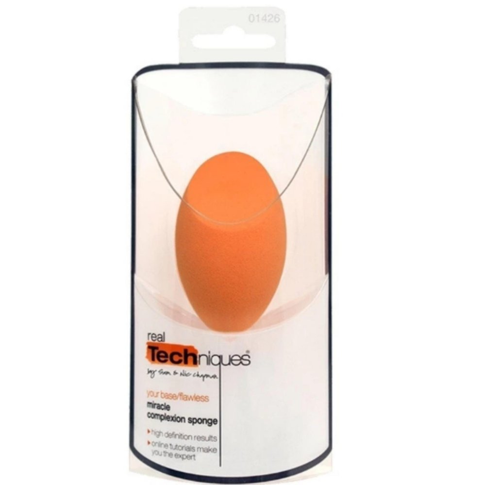 Real Techniques Miracle Complexion Sponge(ฟองน้ำ สีส้ม)1ชิ้น Real Techniques Miracle Complexion Sponge(ฟองน้ำ สีส้ม)1ชิ้น