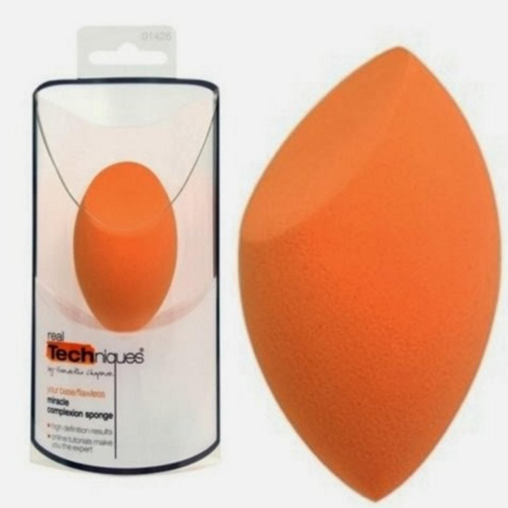 Real Techniques Miracle Complexion Sponge(ฟองน้ำ สีส้ม)1ชิ้น Real Techniques Miracle Complexion Sponge(ฟองน้ำ สีส้ม)1ชิ้น