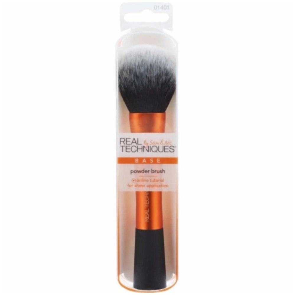 Real Techniques POWDER BRUSH (สีส้ม)1ชิ้น Real Techniques POWDER BRUSH (สีส้ม)1ชิ้น