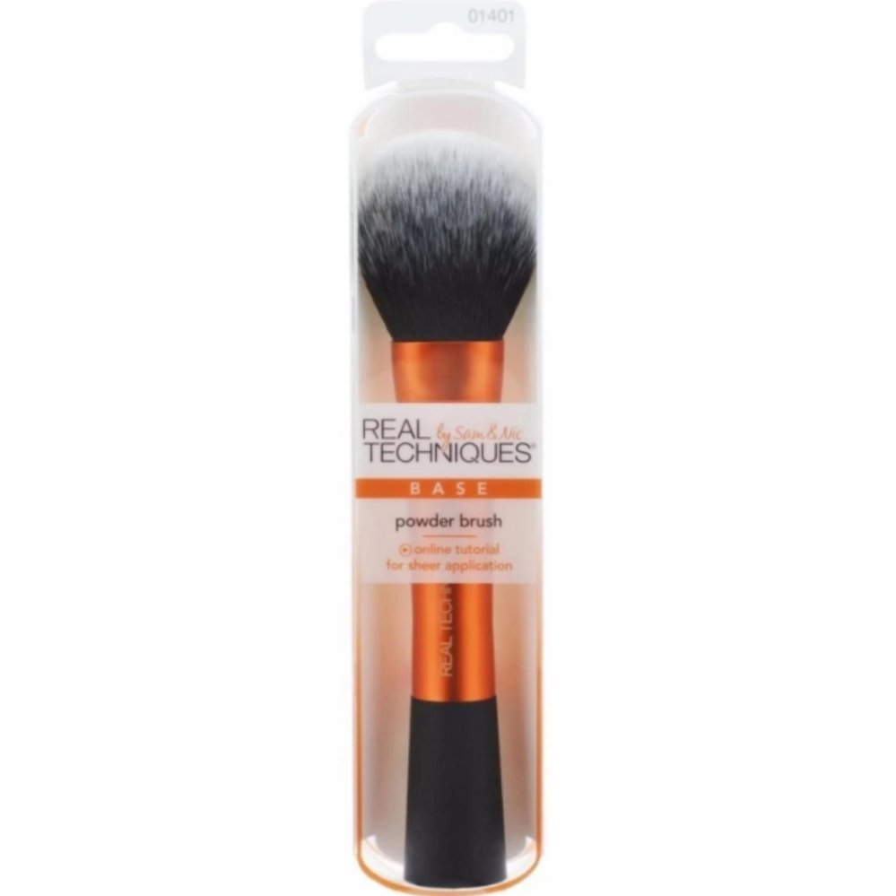 Real Techniques POWDER BRUSH (สีส้ม)1ชิ้น