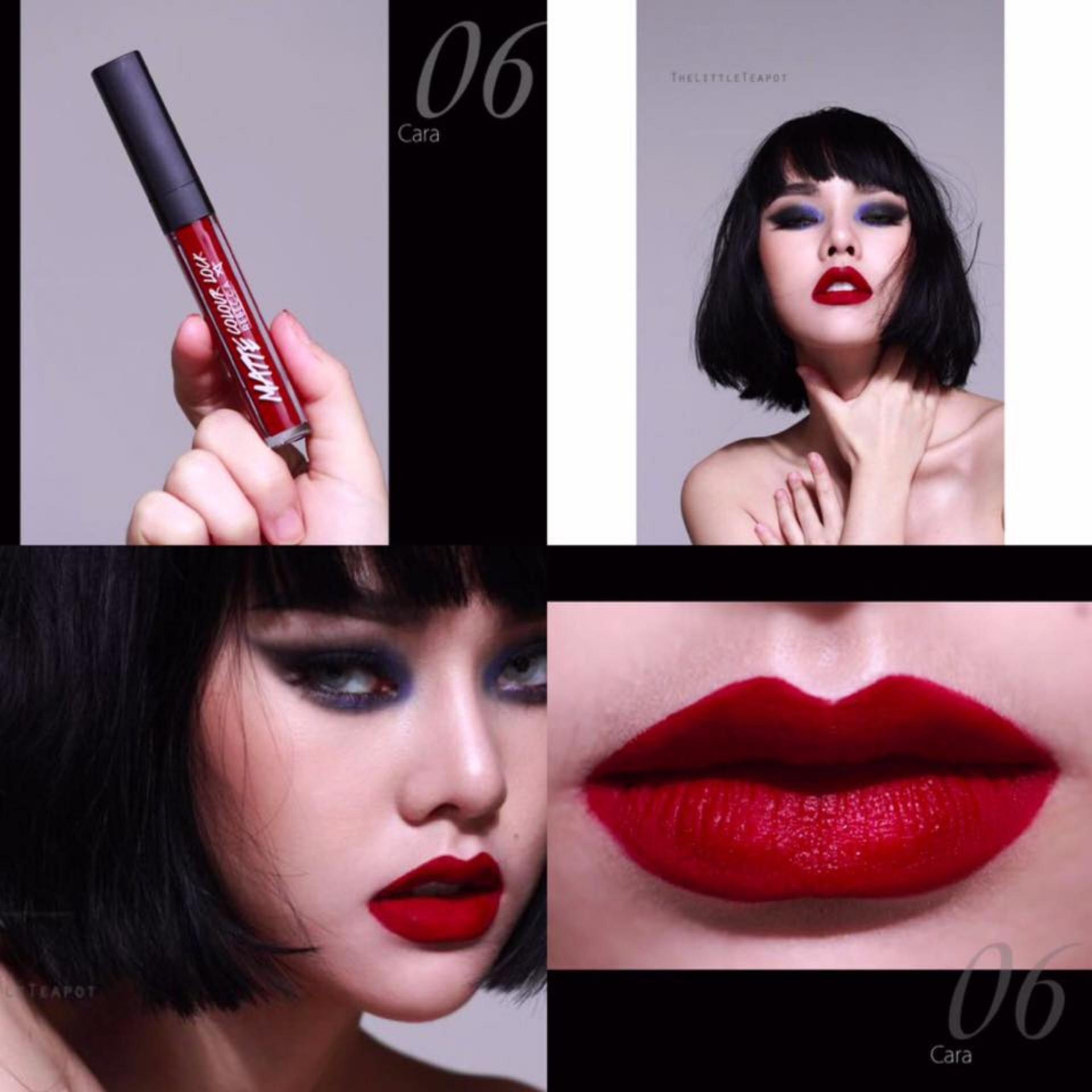 Rebecca Matte Colour Lipstick รีเบคก้า ลิปแมท ล๊อคลิควิด เม็ดสีเนียนละเอียด ผิวปากนุ่มชุ่มชื้น ไม่แห้งตึง สีสวยติดทนนาน Rebecca Matte Colour Lipstick รีเบคก้า ลิปแมท ล๊อคลิควิด เม็ดสีเนียนละเอียด ผิวปากนุ่มชุ่มชื้น ไม่แห้งตึง สีสวยติดทนนาน
