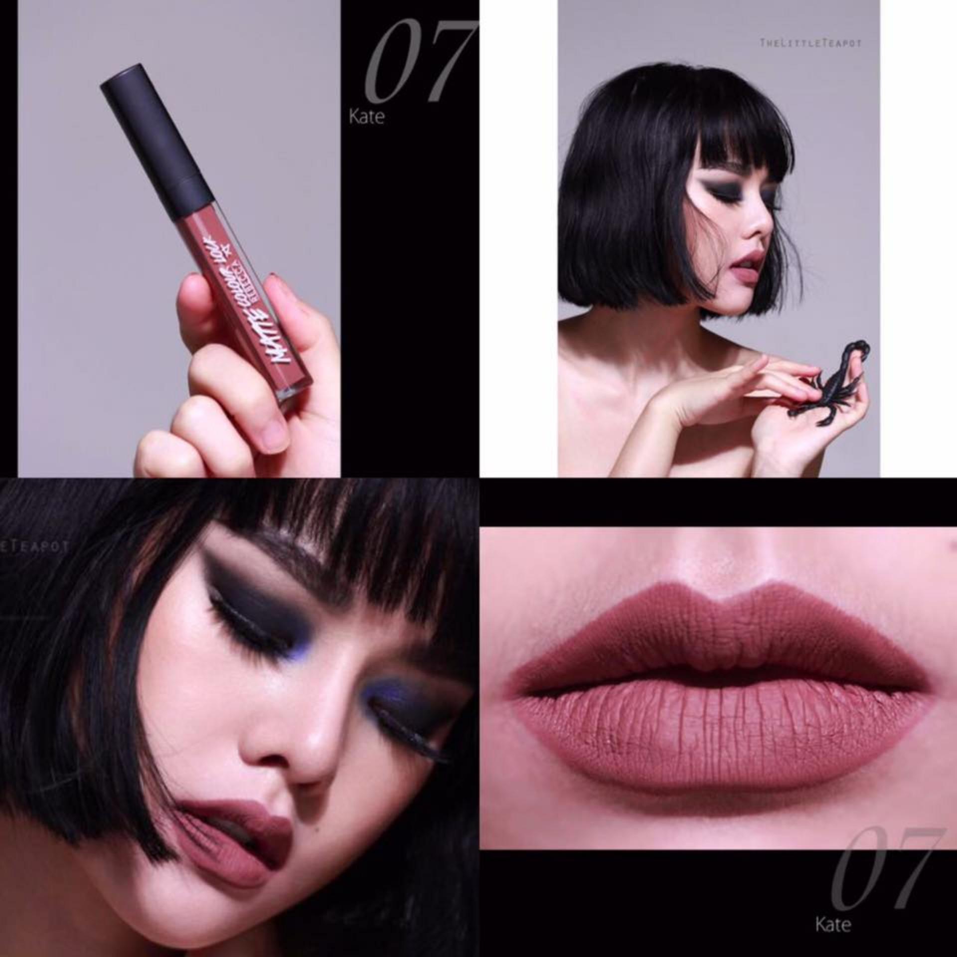 Rebecca Matte Colour Lipstick รีเบคก้า ลิปแมท ล๊อคลิควิด เม็ดสีเนียนละเอียด ผิวปากนุ่มชุ่มชื้น ไม่แห้งตึง สีสวยติดทนนาน Rebecca Matte Colour Lipstick รีเบคก้า ลิปแมท ล๊อคลิควิด เม็ดสีเนียนละเอียด ผิวปากนุ่มชุ่มชื้น ไม่แห้งตึง สีสวยติดทนนาน
