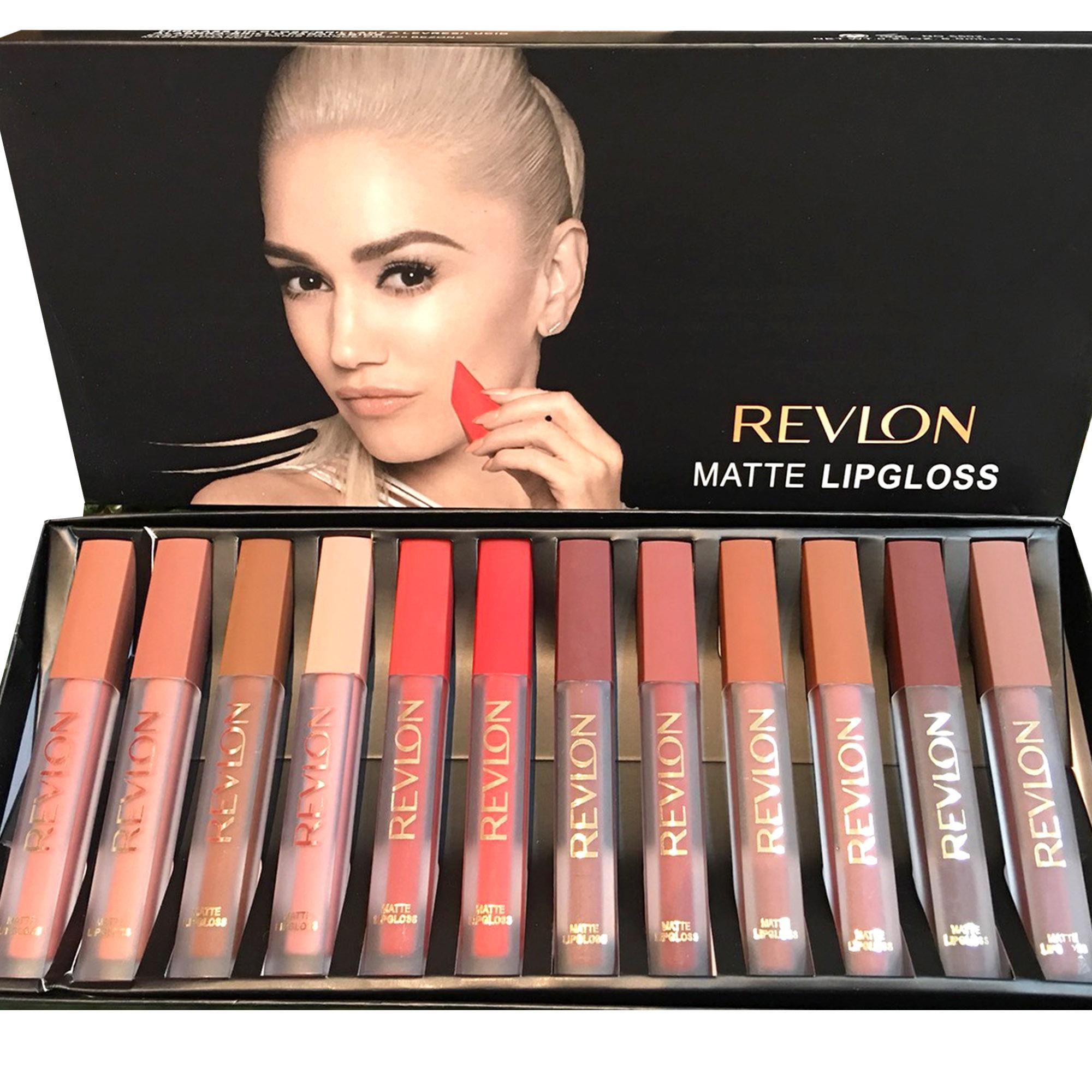 REVLON MATTE LIPSTICK ลิปสติกเนื้อแมท จิ้มจุ่ม 12 แท่ง 12 สี ขายดี รุ่นใหม่ล่าสุด