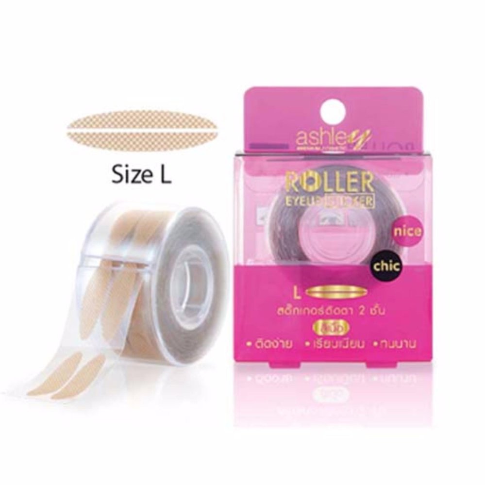 ROLLER EYELID STICKER สติกเกอร์ติดตา 2 ชั้น สีเนื้อ Size L ติดง่าย เรียนเนียน ทนนาน สีเนื้อมีความกลมกลืน ดูเป็นธรรมชาติ ROLLER EYELID STICKER สติกเกอร์ติดตา 2 ชั้น สีเนื้อ Size L ติดง่าย เรียนเนียน ทนนาน สีเนื้อมีความกลมกลืน ดูเป็นธรรมชาติ