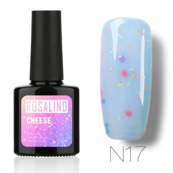 ROSALIND Cheese สียาทาเล็บเจล สีชีส สีขนม กริตเตอร์ Gel Polish Soak Off UV LED (10ml.) #N17 ROSALIND Cheese สียาทาเล็บเจล สีชีส สีขนม กริตเตอร์ Gel Polish Soak Off UV LED (10ml.) #N17