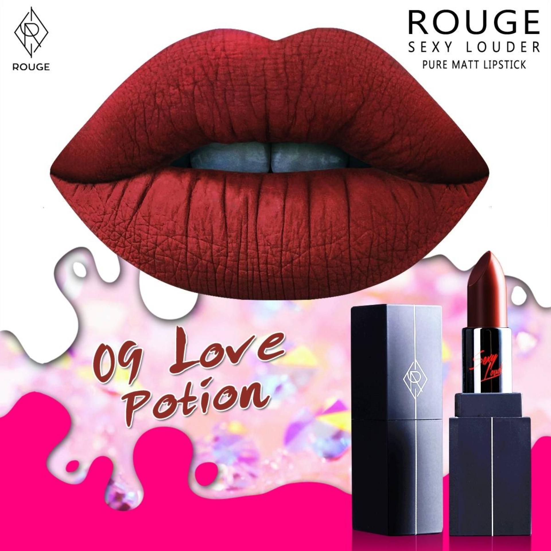 Rouge 09Love Potion สีแดงเบอร์กันดี้ Rouge 09Love Potion สีแดงเบอร์กันดี้
