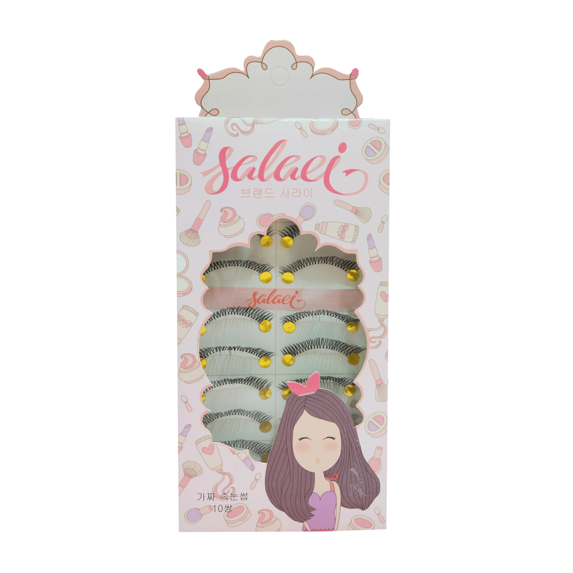 Sala ei ขนตาปลอมสระอิ รุ่น BF 08 false eyelashes 10 คู่ Sala ei ขนตาปลอมสระอิ รุ่น BF 08 false eyelashes 10 คู่