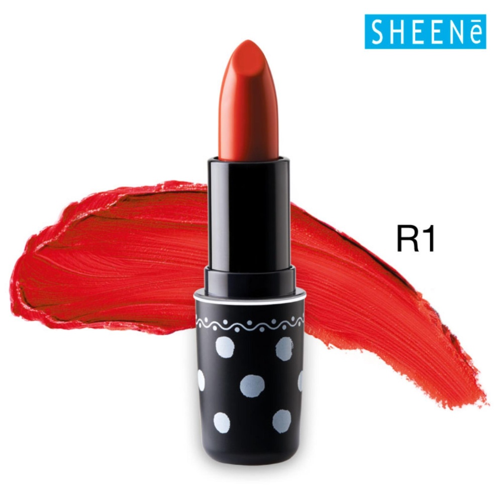 SHEENE CREAMY MATTE VELVET MINERAL LIP สี R1 ลิปสติกเนื้อครีมกึ่งด้าน ให้สัมผัสเนียนนุ่ม ดุจกำมะหยี่ในแบบ VELVET LOOKสัมผัสเข้มข้นทั้งชุ่มฉ่ำเนื้อกำมะหยี่ SHEENE CREAMY MATTE VELVET MINERAL LIP สี R1 ลิปสติกเนื้อครีมกึ่งด้าน ให้สัมผัสเนียนนุ่ม ดุจกำมะหยี่ในแบบ VELVET LOOKสัมผัสเข้มข้นทั้งชุ่มฉ่ำเนื้อกำมะหยี่
