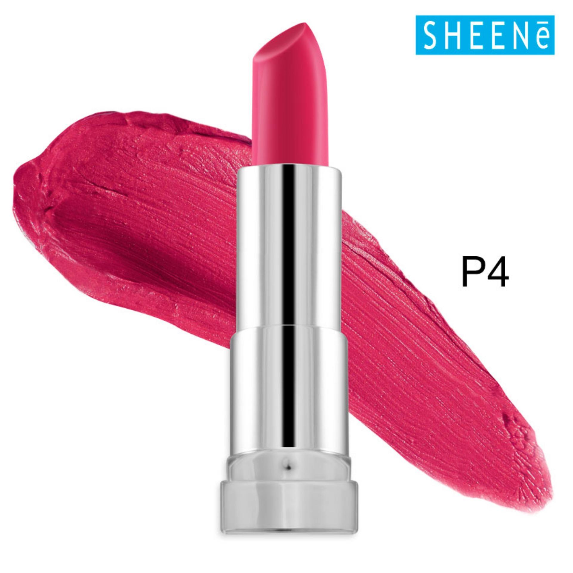 SHEENE SASSY LIPS RICH COLOR P2 ลิปสติกเนื้อครีมเนียนสวยที่ติดทนนานตลอดวัน แถมพิกเม้นต์ยังแน่น ให้สีที่คมชัดเพียงครั้งแรกที่ทา