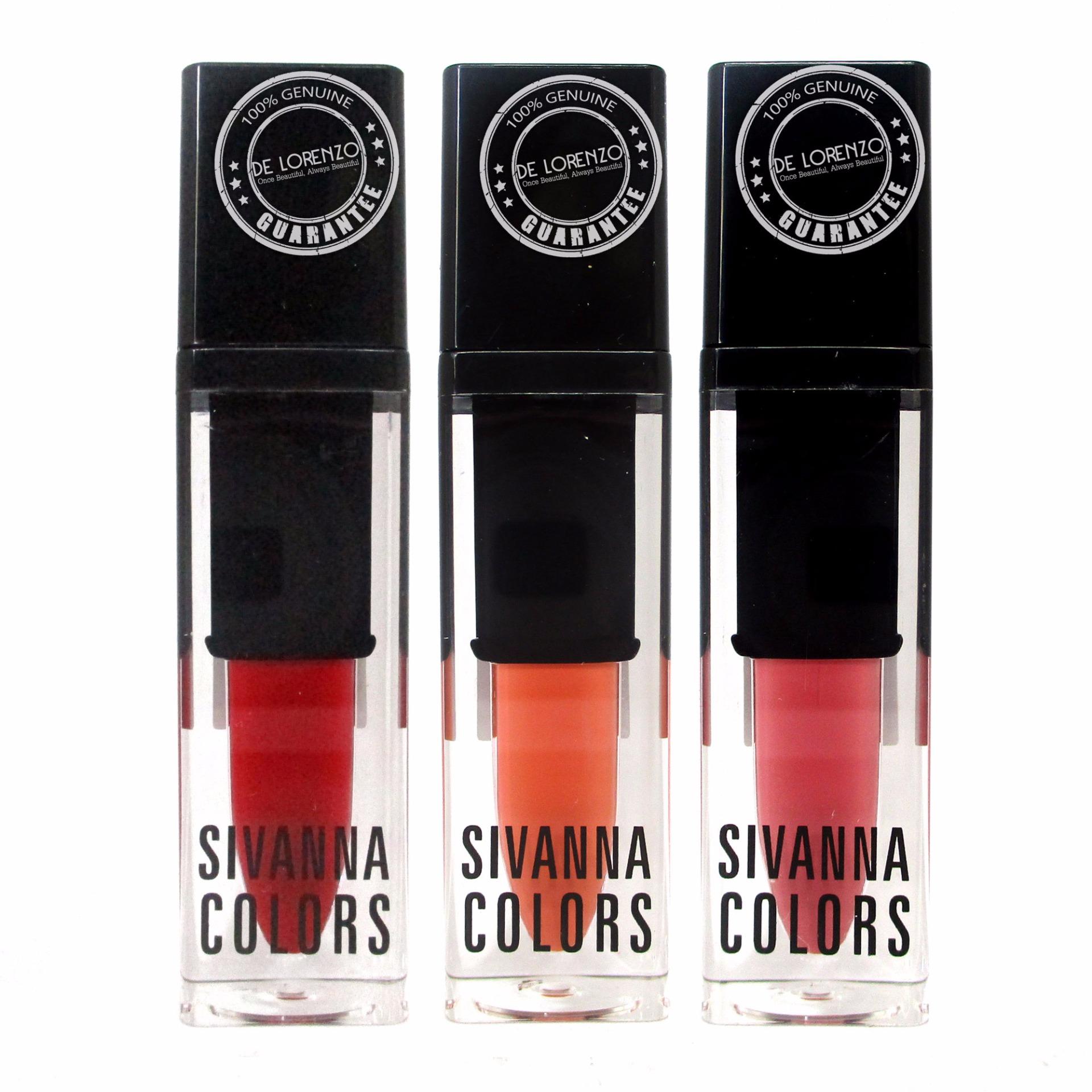 Sivanna Colors Art Special Deluxe Care Lip gloss HF562 ลิปซีเวียน่า ลิปกลอสเนื้อแมท ลิปเนื้อแมท สิวันนา ลิป ลิปสติก ลิปสติกเนื้อแมท (3 แท่ง) #Set3 Sivanna Colors Art Special Deluxe Care Lip gloss HF562 ลิปซีเวียน่า ลิปกลอสเนื้อแมท ลิปเนื้อแมท สิวันนา ลิป ลิปสติก ลิปสติกเนื้อแมท (3 แท่ง) #Set3