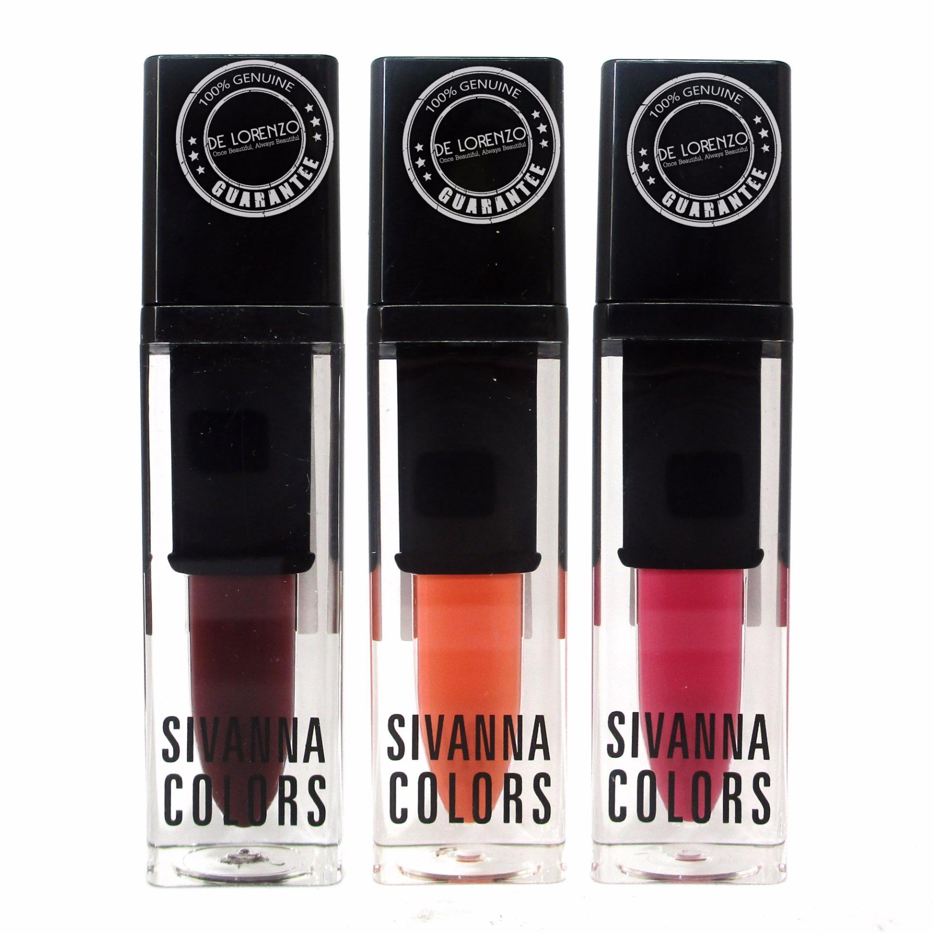 Sivanna Colors Art Special Deluxe Care Lip gloss HF562 ลิปซีเวียน่า ลิปกลอสเนื้อแมท ลิปเนื้อแมท สิวันนา ลิป ลิปสติก ลิปสติกเนื้อแมท (3 แท่ง) #Set3