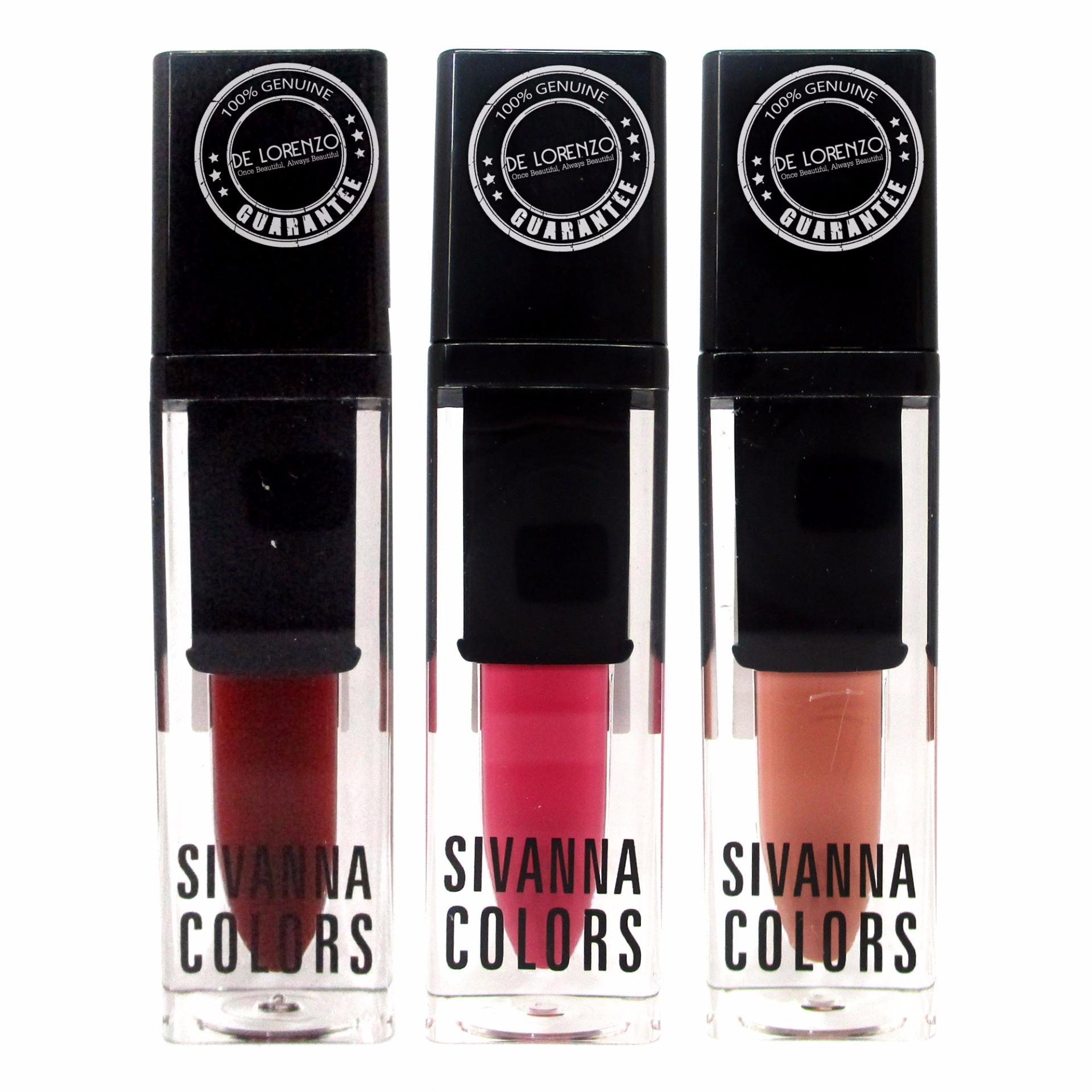 Sivanna Colors Art Special Deluxe Care Lip gloss HF562 ลิปซีเวียน่า ลิปกลอสเนื้อแมท ลิปเนื้อแมท สิวันนา ลิป ลิปสติก ลิปสติกเนื้อแมท (3 แท่ง) #Set3