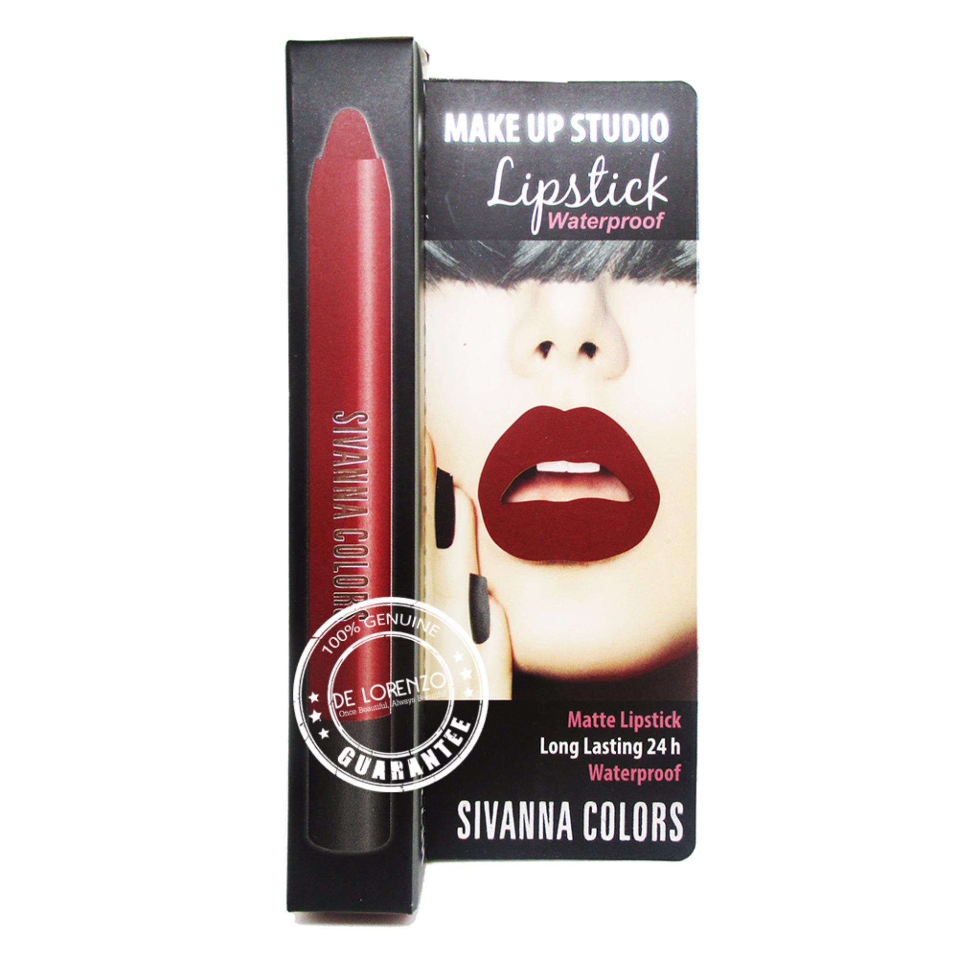 Sivanna Colors Matte Lipstick Water Proof HF771 ซีเวียน่า ลิปเนื้อแมท ลิปสติกเนื้อแมท ลิปดินสอ สิวันนา ลิป ลิปสติก เบอร์08