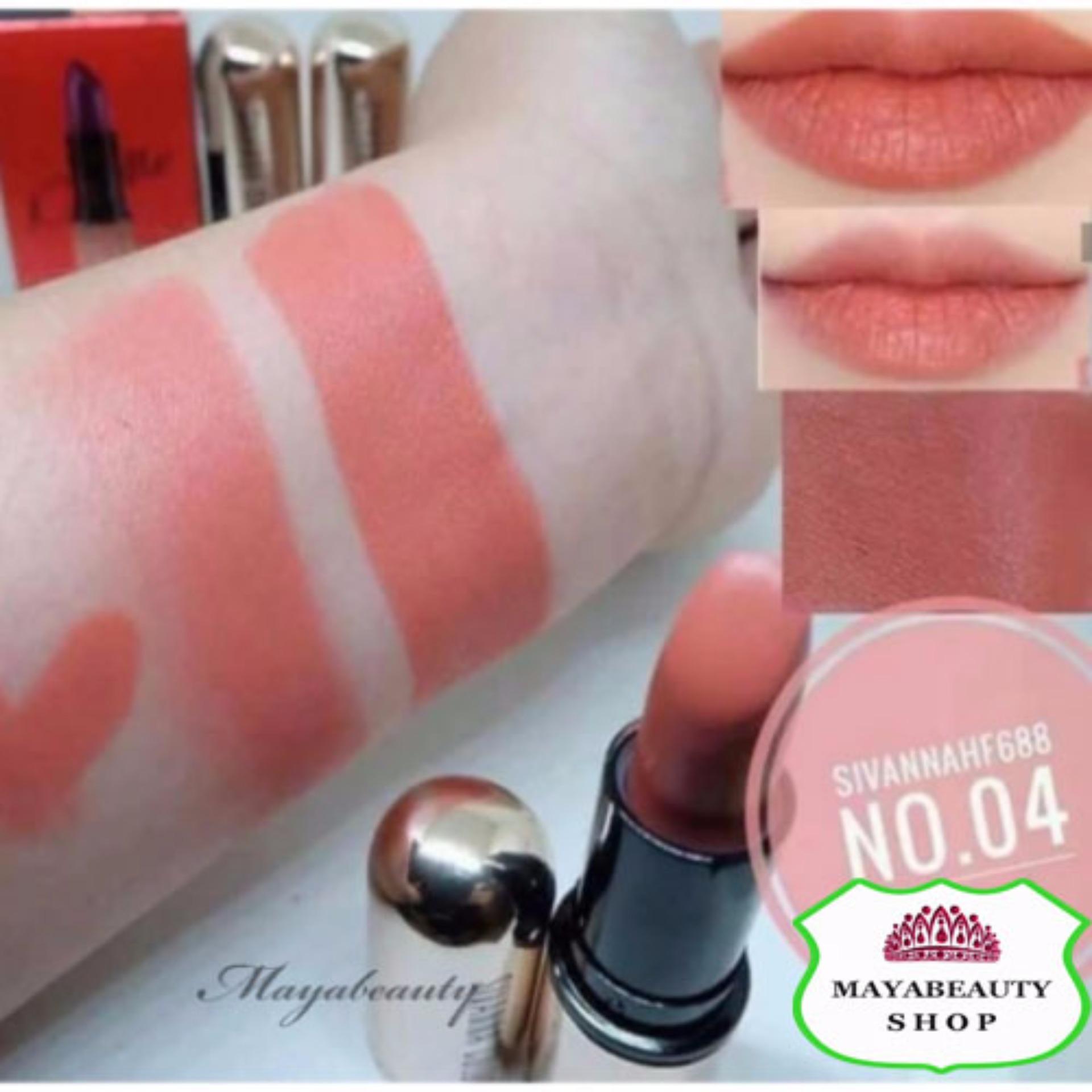 SIVANNA COLORS MATTE STAY LIPSTICK KISS ME #04 ลิปสติกคิสมี เบอร์ 4 SIVANNA COLORS MATTE STAY LIPSTICK KISS ME #04 ลิปสติกคิสมี เบอร์ 4